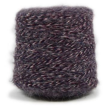 Soft Mohair Tweed Oubergine 
